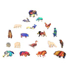 BOHEMIAN ELEPHANT Wooden Jigsaw Puzzle - KAAYEE Puzzle