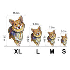 CLEVER CORGI Wooden Jigsaw Puzzle - KAAYEE Puzzle