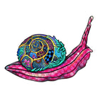 COLORFUL SNAIL Wooden Jigsaw Puzzle - KAAYEE Puzzle