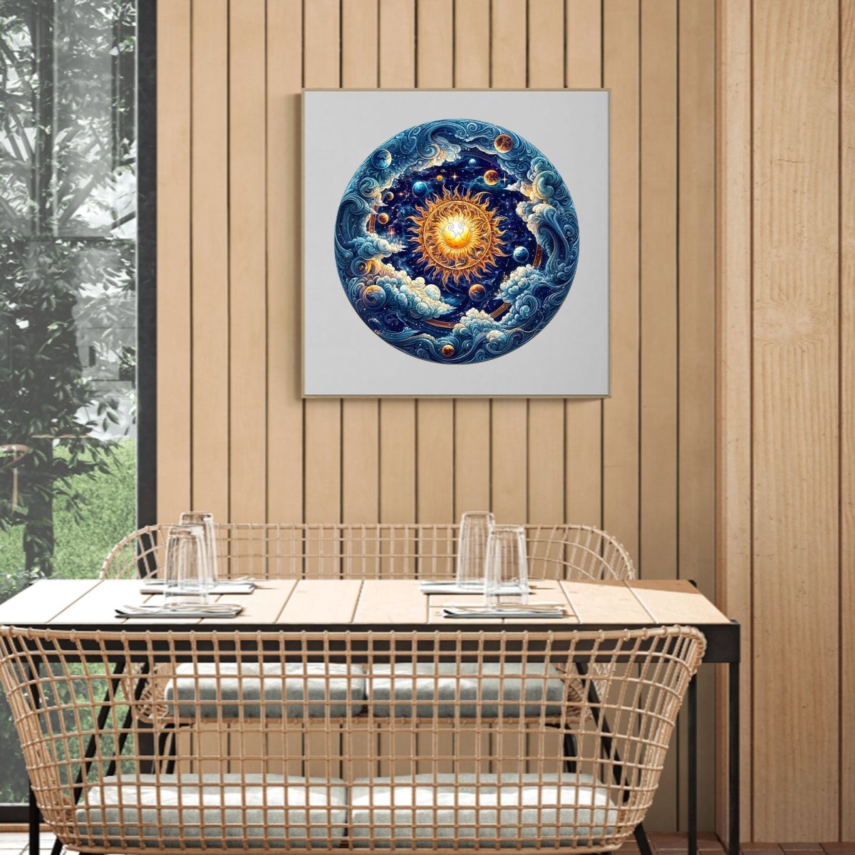 Cosmic Radiance Wooden Jigsaw Puzzle - KAAYEE Puzzle