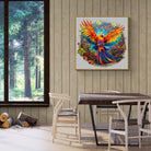 Curious Parrot Wooden Jigsaw Puzzle - KAAYEE Puzzle