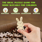 Cute Bunny Wooden Jigsaw Puzzle - KAAYEE Puzzle
