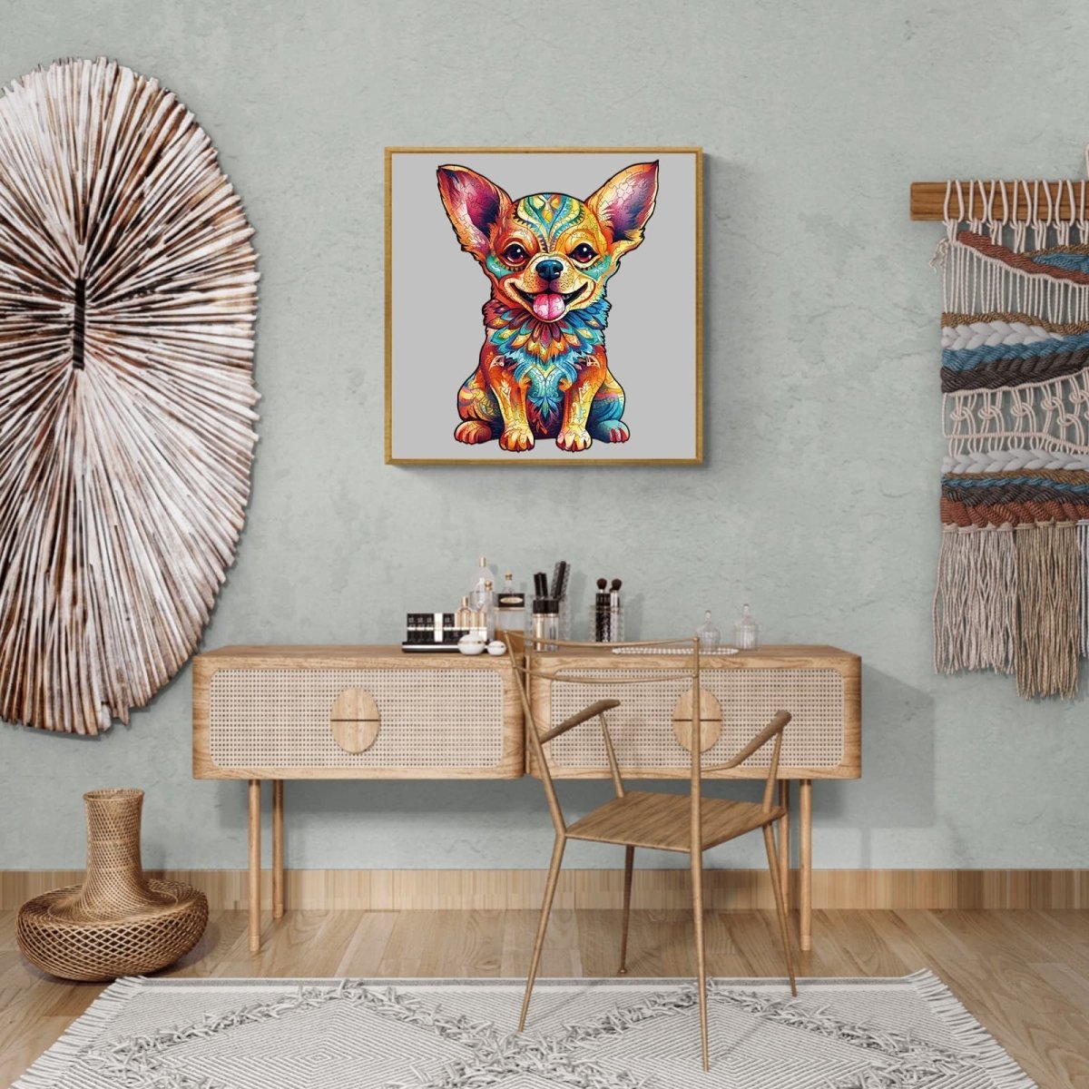 Cute Chihuahua Wooden Jigsaw Puzzle - KAAYEE Puzzle
