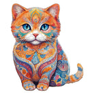 Cute Scottish Cat Wooden Jigsaw Puzzle - KAAYEE Puzzle