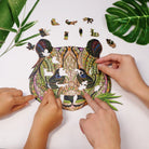 CUTIE PANDA Wooden Jigsaw Puzzle - KAAYEE Puzzle