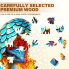 Draconic Rebirth - 2 Wooden Jigsaw Puzzle - KAAYEE Puzzle