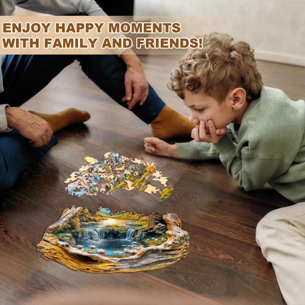 Enchanted Frame - 2 Wooden Jigsaw Puzzle - KAAYEE Puzzle