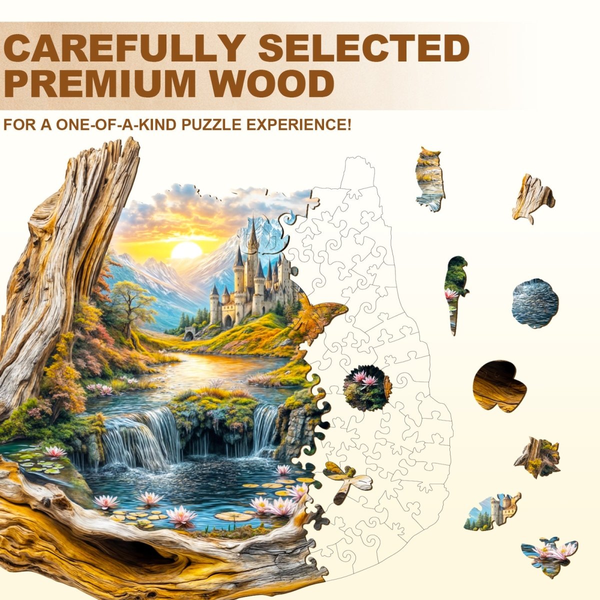 Enchanted Frame - 2 Wooden Jigsaw Puzzle - KAAYEE Puzzle