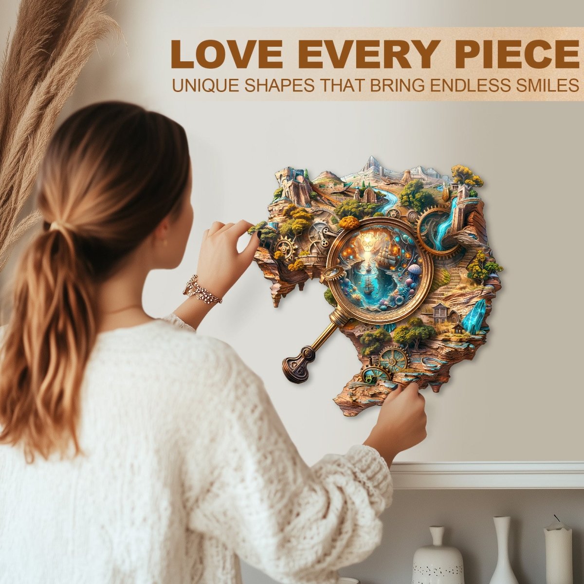Explorer’s World - 1 Wooden Jigsaw Puzzle - KAAYEE Puzzle