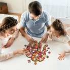 Flower Elephant Wooden Jigsaw Puzzle - KAAYEE Puzzle