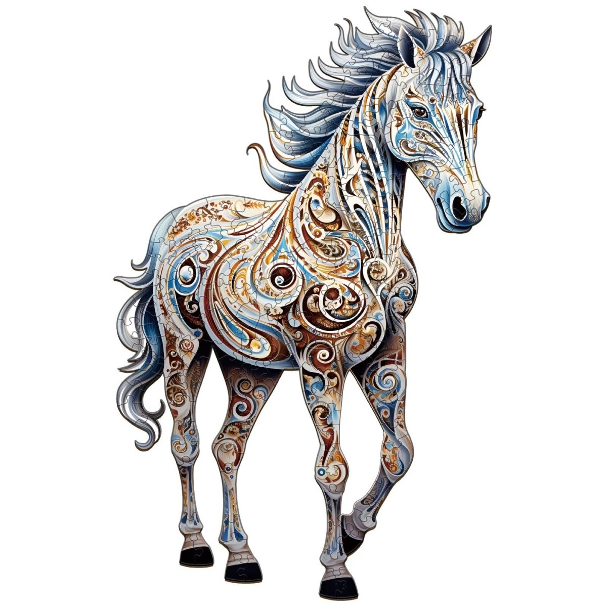 Free Zebra 2 Wooden Jigsaw Puzzle - KAAYEE Puzzle
