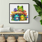 Frog Brothers Wooden Jigsaw Puzzle - KAAYEE Puzzle