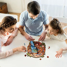 Gear Parrot Wooden Jigsaw Puzzle - KAAYEE Puzzle