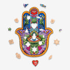 HAND OF FATIMA Wooden Jigsaw Puzzle - KAAYEE Puzzle