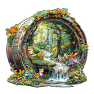 Happy foxes - 1 Wooden Jigsaw Puzzle - KAAYEE Puzzle