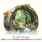 Happy foxes - 1 Wooden Jigsaw Puzzle - KAAYEE Puzzle