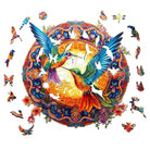 Hummingbird 2 Wooden Jigsaw Puzzle - KAAYEE Puzzle