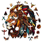 Lion King Wooden Jigsaw Puzzle - KAAYEE Puzzle