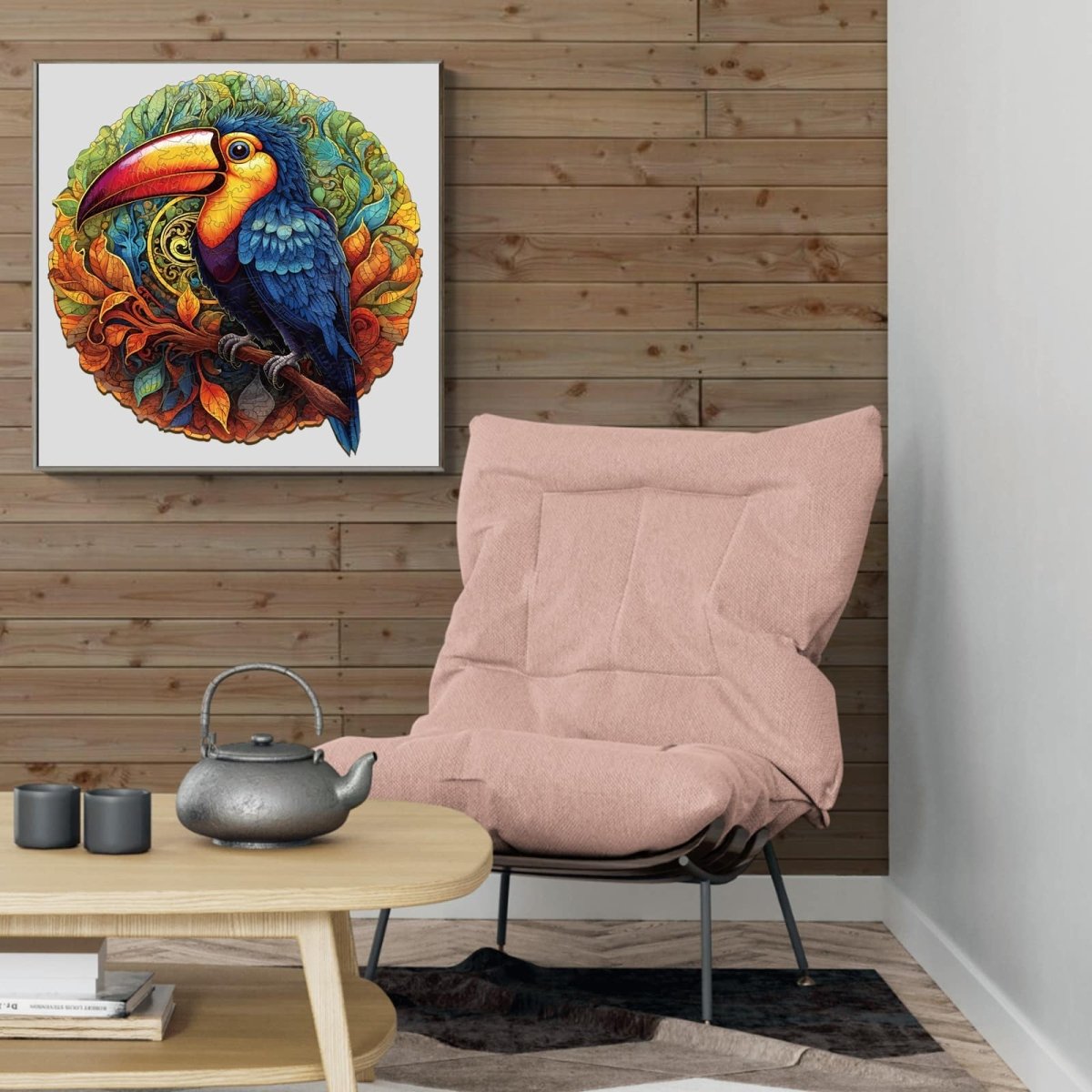 Lively Toucans Wooden Jigsaw Puzzle - KAAYEE Puzzle