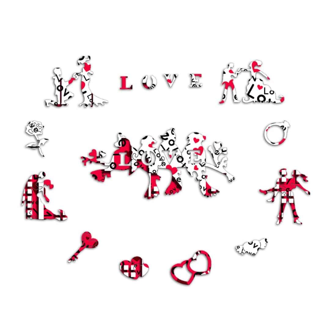 LOVE CHALLENGE Wooden Jigsaw Puzzle - KAAYEE Puzzle