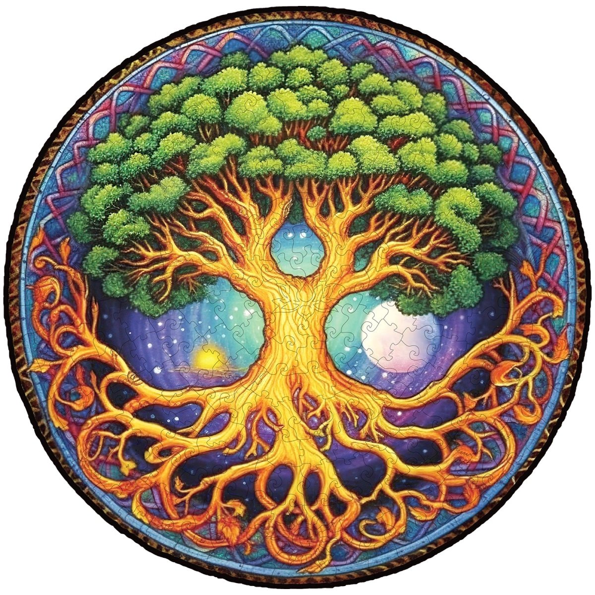Lush Tree of Life Wooden Jigsaw Puzzle - KAAYEE Puzzle