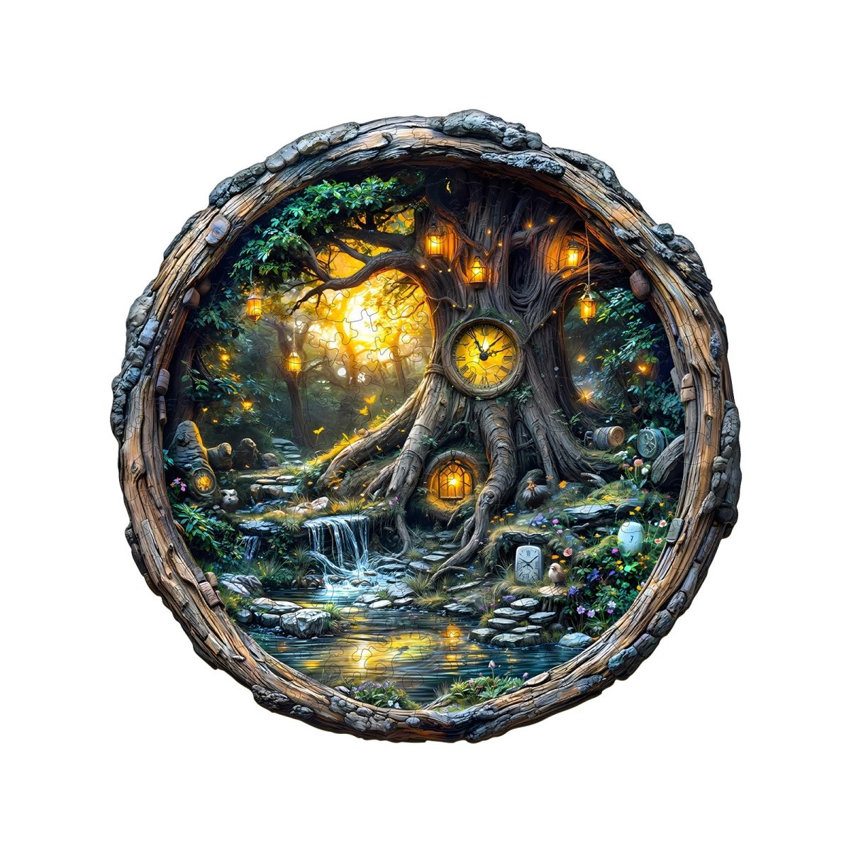 Magic time tree Wooden Jigsaw Puzzle - KAAYEE Puzzle