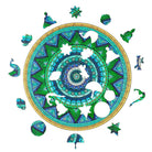 MANDALA 1 Wooden Jigsaw Puzzle - KAAYEE Puzzle