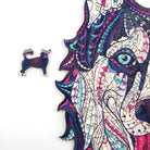 NAUGHTY HASKY Wooden Jigsaw Puzzle - KAAYEE Puzzle