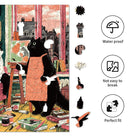 Painter’s Cat Corner Wooden Jigsaw Puzzle - KAAYEE Puzzle