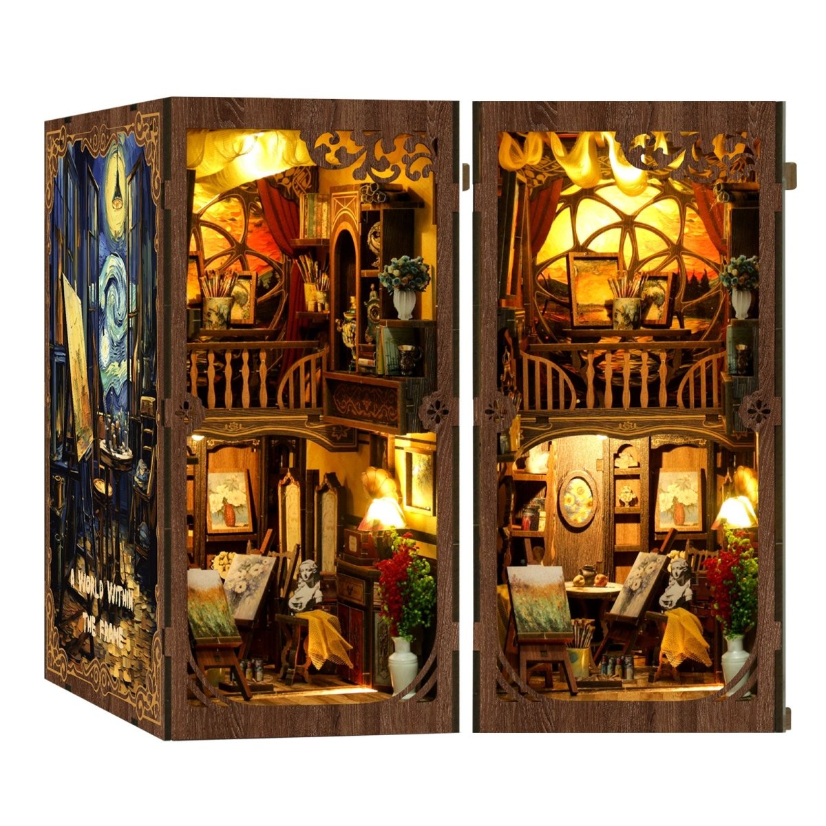 Painting Room Book Nook Kit - KAAYEE Puzzle