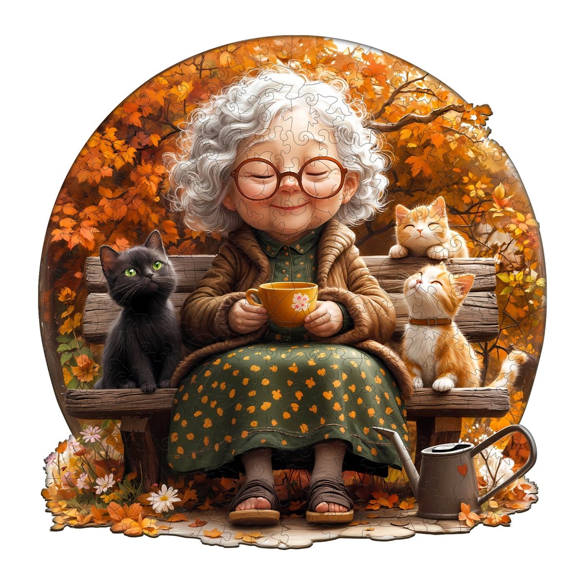 Pleasant afternoon Wooden Jigsaw Puzzle - KAAYEE Puzzle