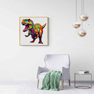 Roaring T rex Wooden Jigsaw Puzzle - KAAYEE Puzzle