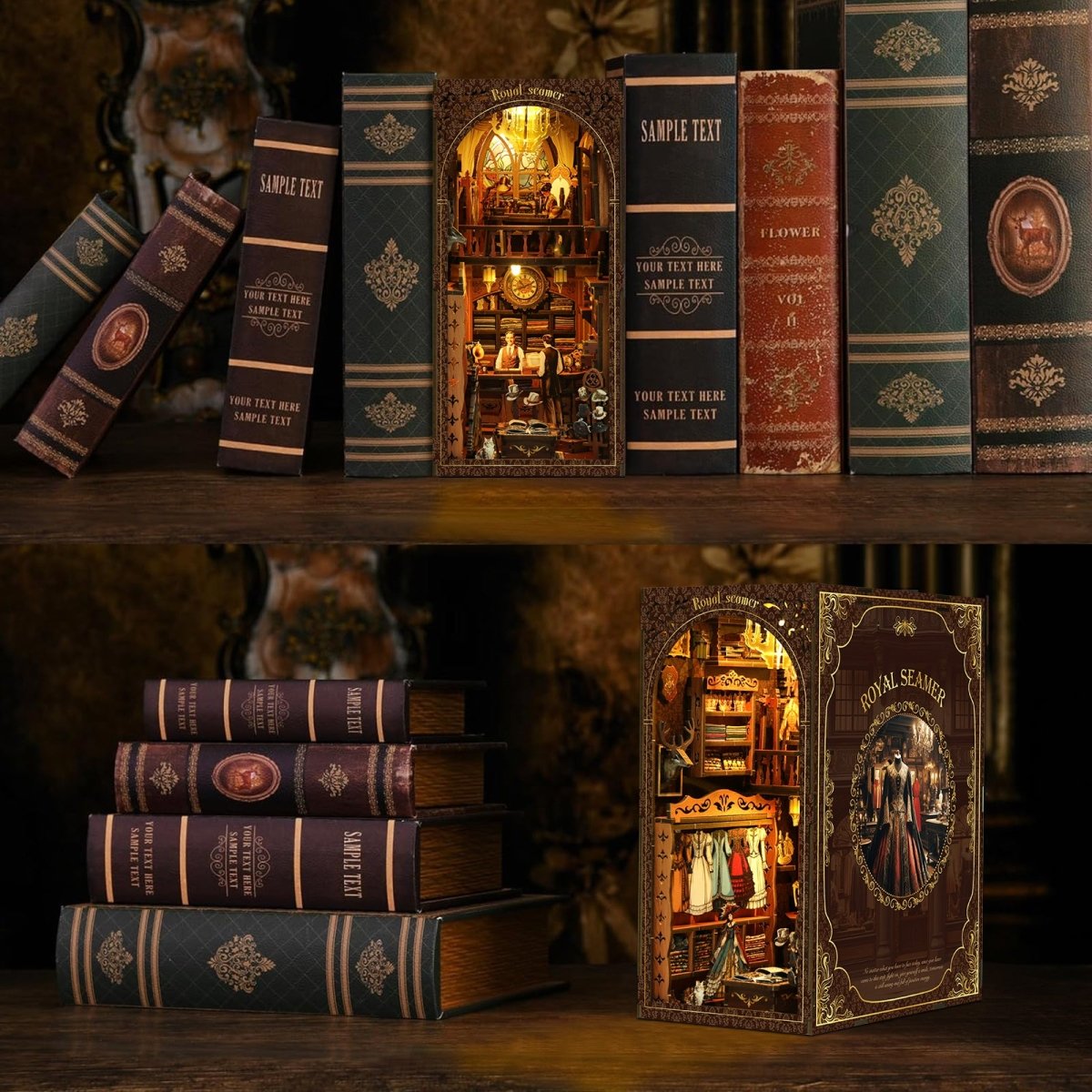 Royal Tailoring Shop Book Nook Kit - KAAYEE Puzzle