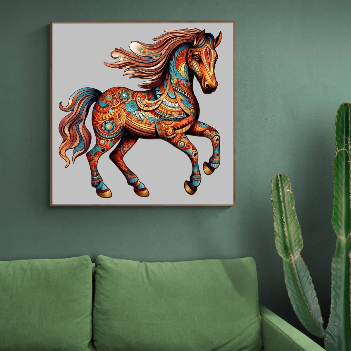 Running Horse Wooden Jigsaw Puzzle - KAAYEE Puzzle