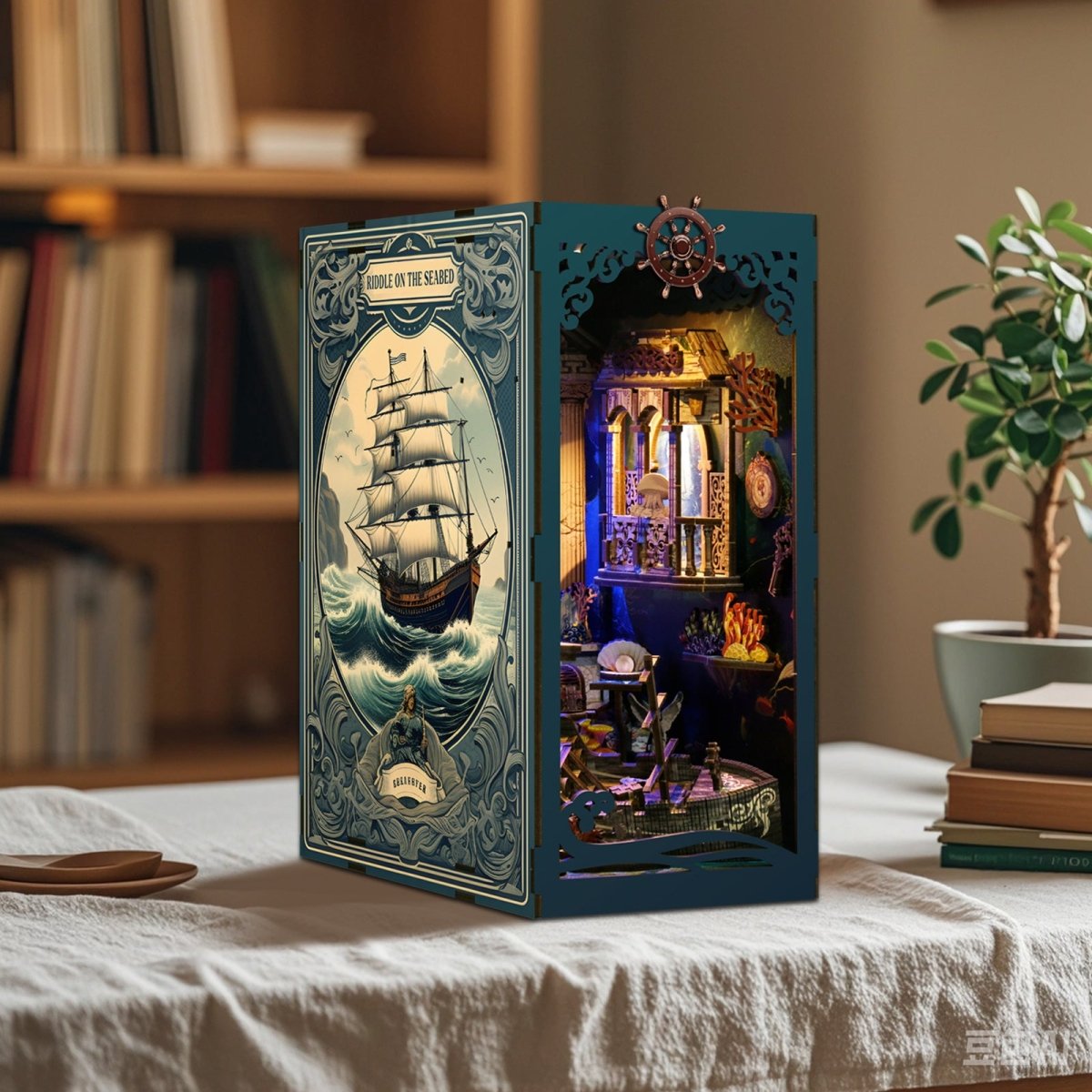 Seabed Illusions Book Nook Kit - KAAYEE Puzzle