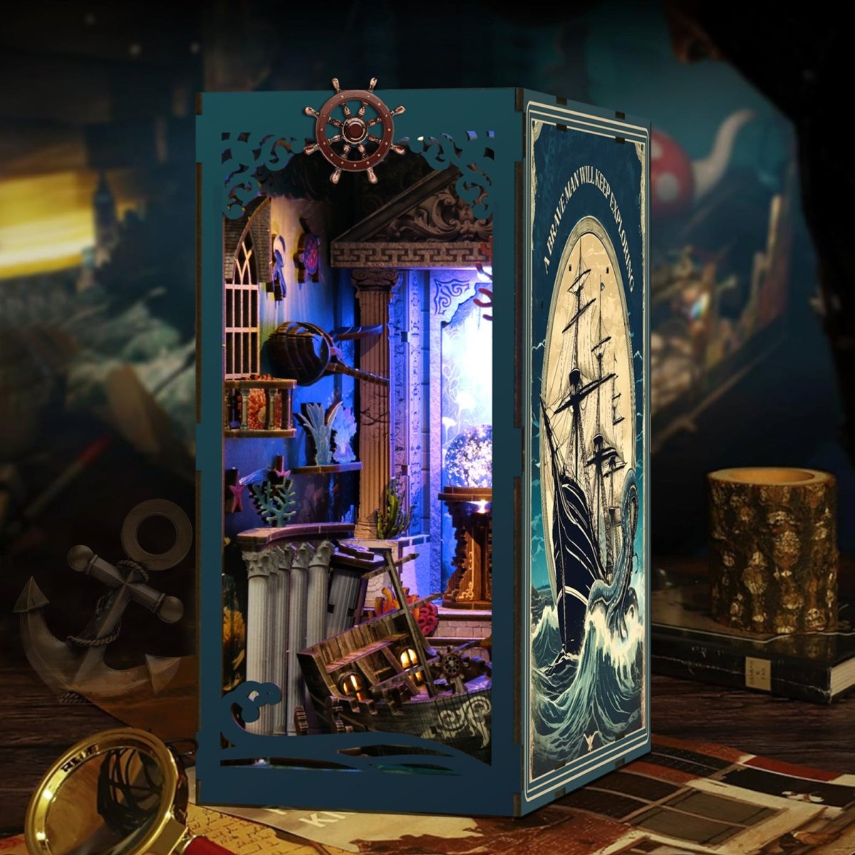 Seabed Illusions Book Nook Kit - KAAYEE Puzzle