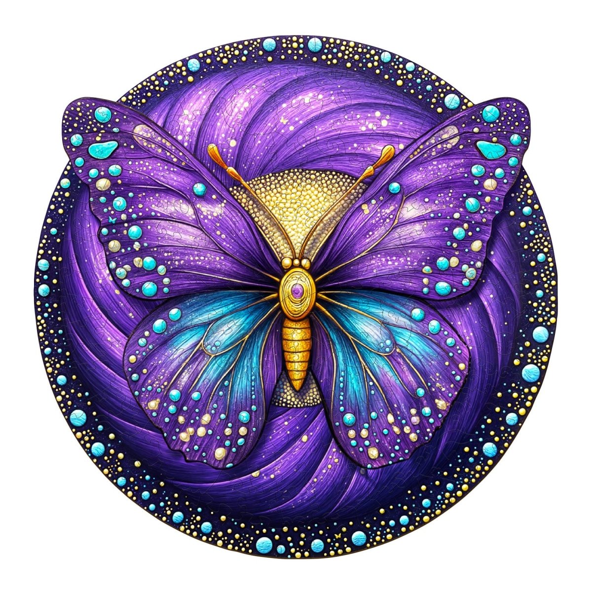 Seek and Find Butterflies Wooden Jigsaw Puzzle - KAAYEE Puzzle