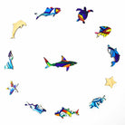 SHAKE SHARK Wooden Jigsaw Puzzle - KAAYEE Puzzle