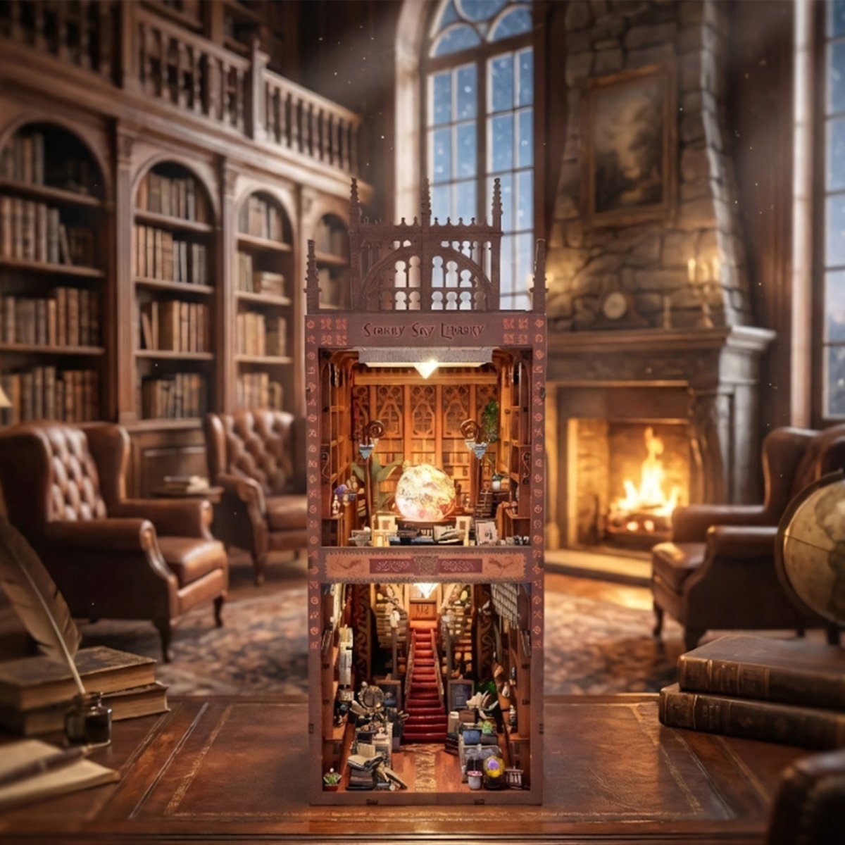 Starry Sky Library Book Nook Kit - KAAYEE Puzzle