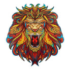 STATELY LION Wooden Jigsaw Puzzle - KAAYEE Puzzle