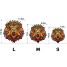 STATELY LION Wooden Jigsaw Puzzle - KAAYEE Puzzle