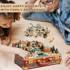 Suitcase Scenery - Christmas Wooden Jigsaw Puzzle - KAAYEE Puzzle