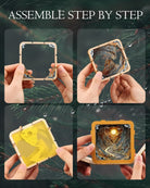 Sunlit mountains and rivers Night Light - KAAYEE Puzzle