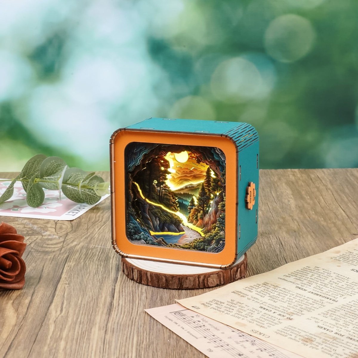 Sunset Wilderness Path Night Light - KAAYEE Puzzle