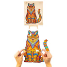TACTFUL CAT Wooden Jigsaw Puzzle - KAAYEE Puzzle