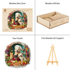 The Cat and Dog Kitchen Wooden Jigsaw Puzzle - KAAYEE Puzzle