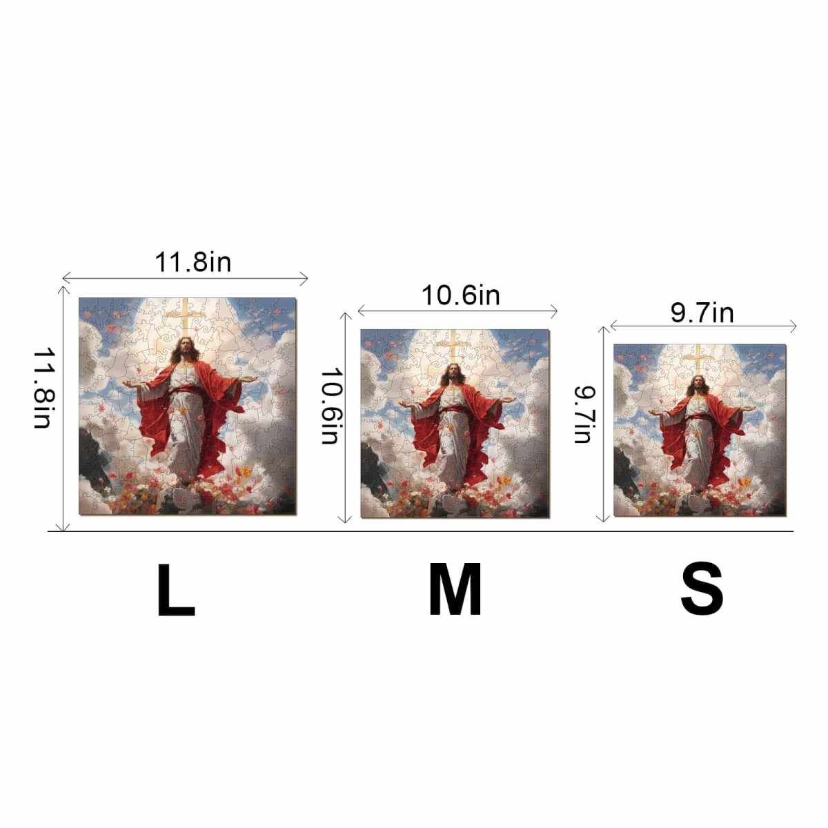 The Passion of Jesus (Heaven) Wooden Jigsaw Puzzle - KAAYEE Puzzle