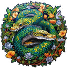 The Snake Family Wooden Jigsaw Puzzle - KAAYEE Puzzle