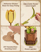 Tulip DIY Wooden Flower - KAAYEE Puzzle