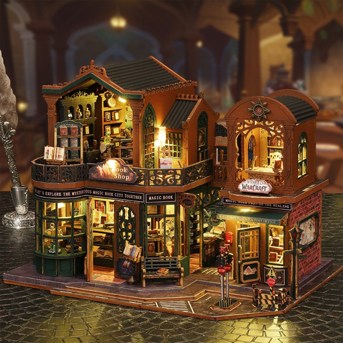 Twilight Book City DIY Miniature House - KAAYEE Puzzle